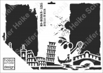 Schablone-Stencil A3 404-5285 Bella Italia